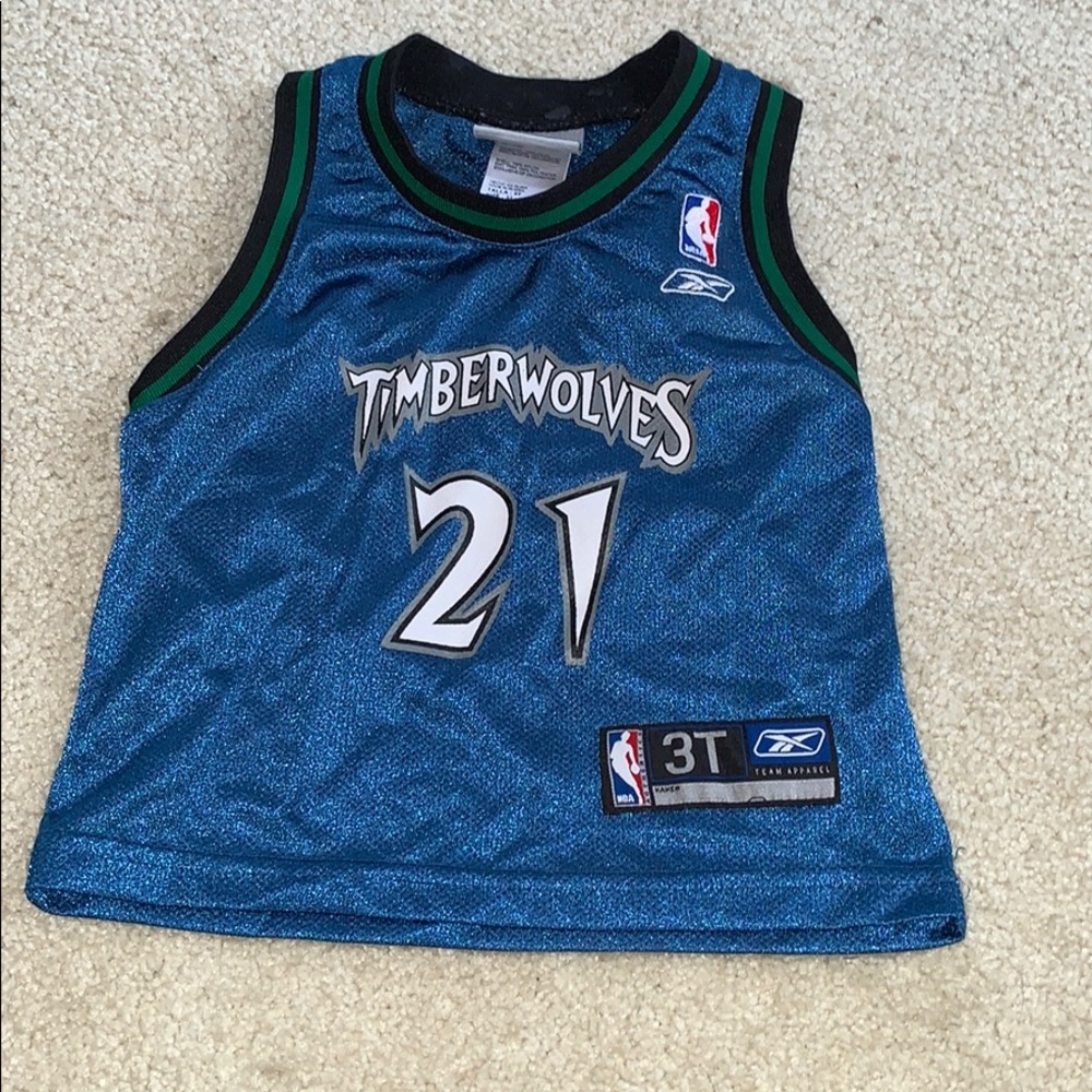 Little boys timberwolves Jersey